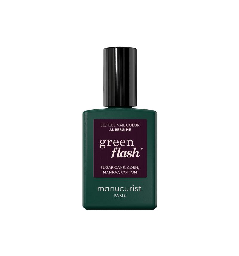 Vernis Green Flash Aubergine