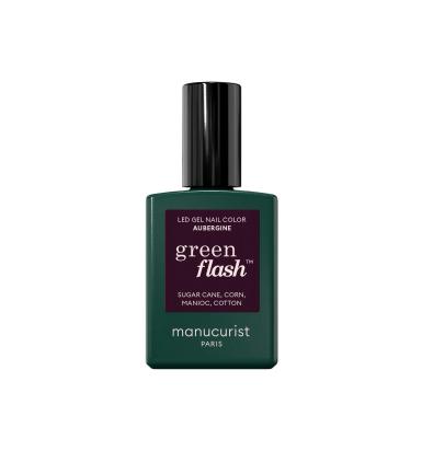 Vernis Green Flash Aubergine