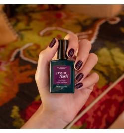 Vernis Green Flash Aubergine