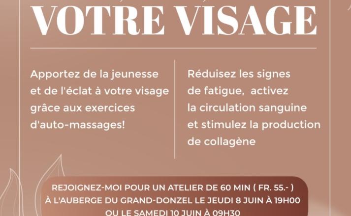 Atelier Massage du Visage avec l'huile Visage OriginOil