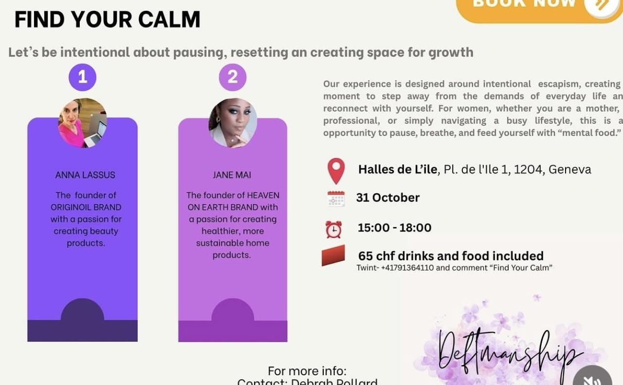 Worshop Find your Calm