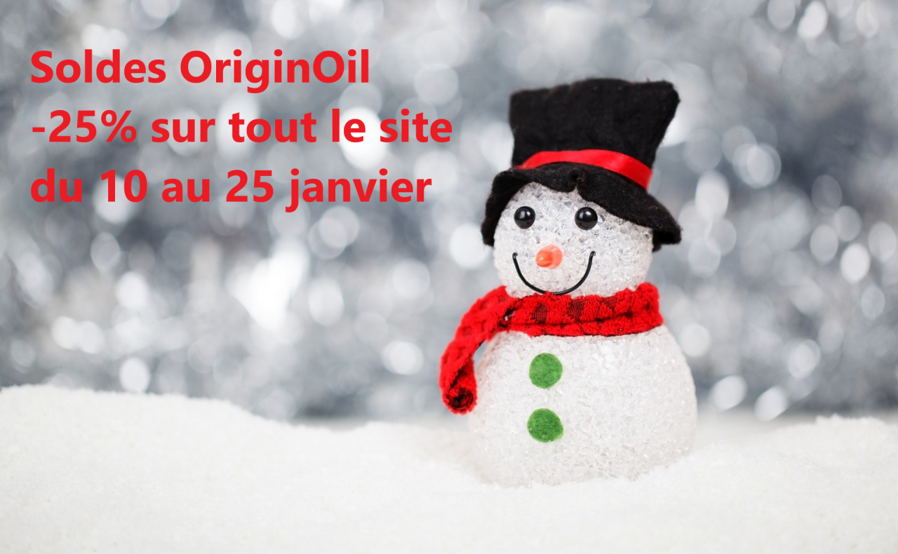 Soldes du 10 au 25 Janvier: -25% sur tout le site