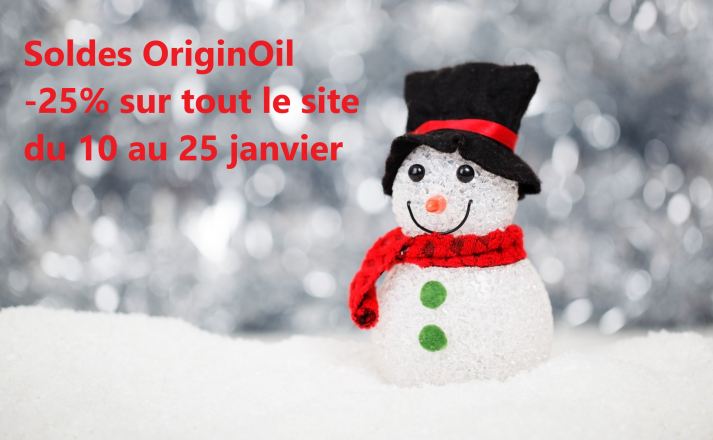 Soldes du 10 au 25 Janvier: -25% sur tout le site