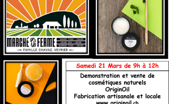 Marché à la ferme le Samedi 21 Mars